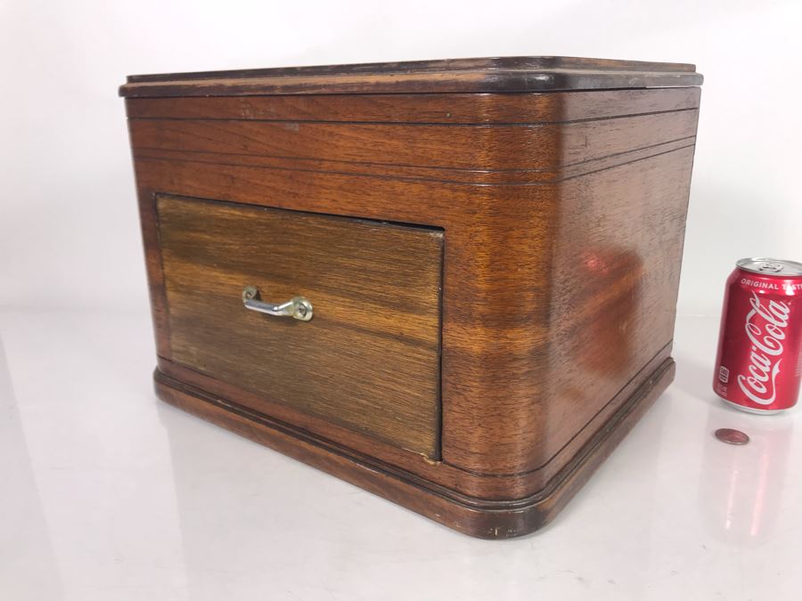 Repurposed Wooden Tube Radio Cabinet Converted To Sewing Box 16W X 12D X 11H [Photo 7]