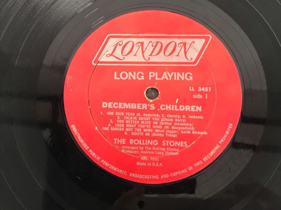 (3) Rolling Stones Vinyl Records: December's Children (And Everybody's), Some Girls And Undercover [Photo 5]