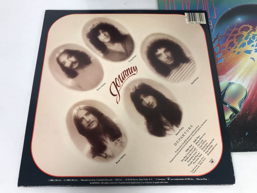 (3) Journey Vinyl Records: (1) Departure And (2) Escape [Photo 3]