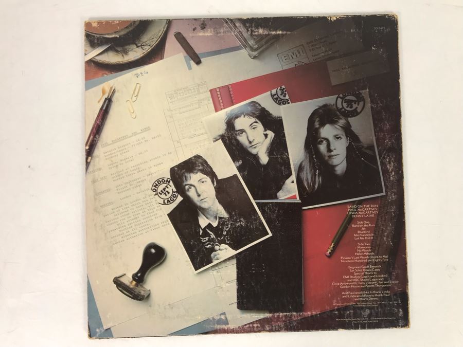 Fleetwood Mac Rumours And Paul McCartney & Wings Band On The Run Vinyl Records [Photo 13]
