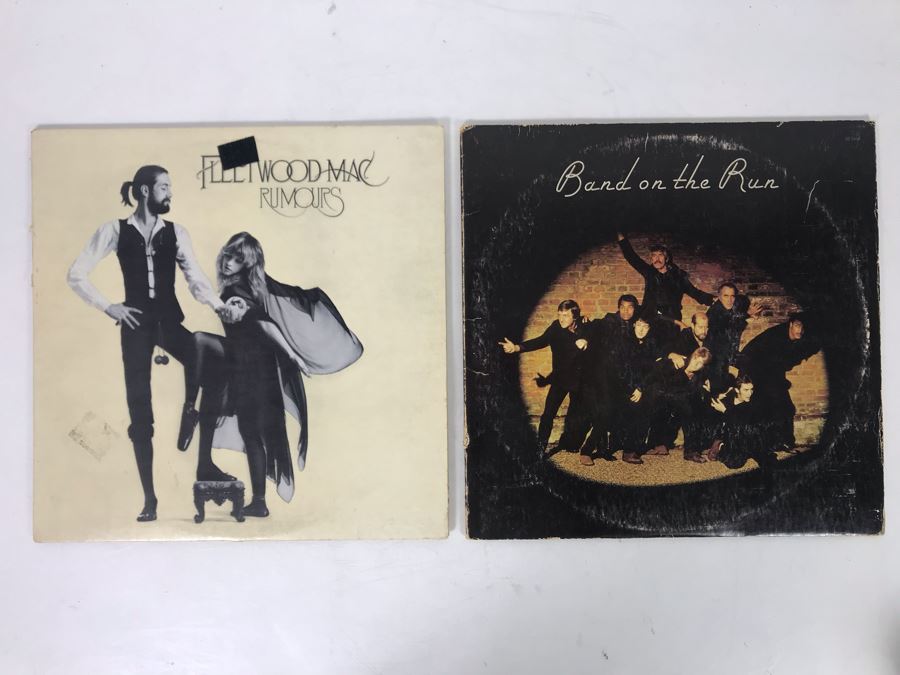 Fleetwood Mac Rumours And Paul McCartney & Wings Band On The Run Vinyl Records