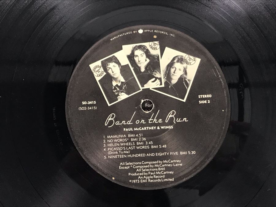 Fleetwood Mac Rumours And Paul McCartney & Wings Band On The Run Vinyl Records [Photo 18]