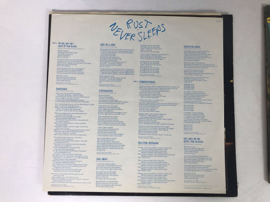 Vinyl Records: Molly Hatchet Firtin With Disaster, Neil Young & Crazy Horse Rust Never Sleeps And Live Rust, It's A Beautiful Day Limited Edition Record [Photo 11]