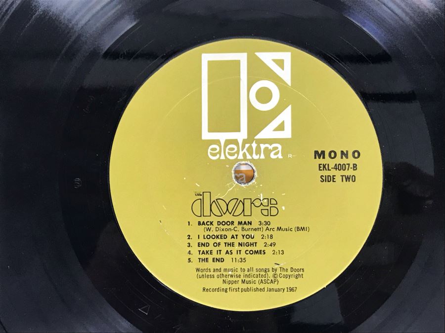 The Doors 1967 Debut Album EKL-4007 Mono Break On Through (To The Other Side) [Photo 6]