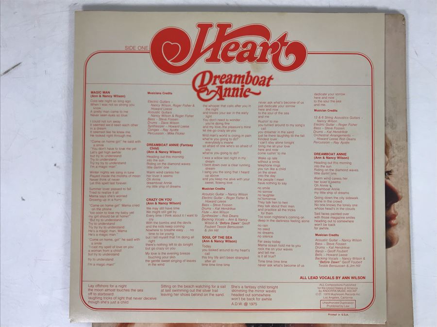 Vinyl Records: Jerry Garcia Garcia, Heart Dreamboat Annie, The Young Rascals Groovin' And Buffalo Springfield [Photo 11]