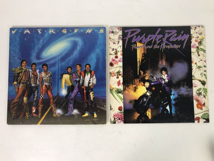 Vinyl Records: Prince And The Revolution Purple Rain And Jackson 5 Victory [Photo 1]