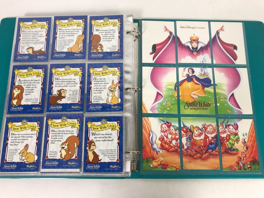 Walt Disney's Snow White And The Seven Dwarfs Skybox Collector Cards With Album Series I And II - Over 90 Cards [Photo 17]
