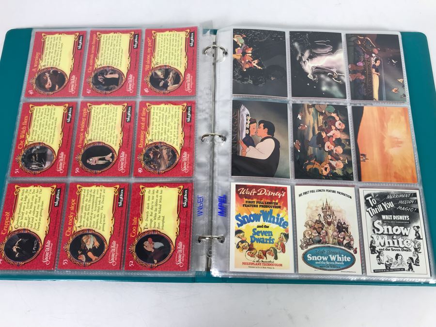 Walt Disney's Snow White And The Seven Dwarfs Skybox Collector Cards With Album Series I And II - Over 90 Cards [Photo 9]