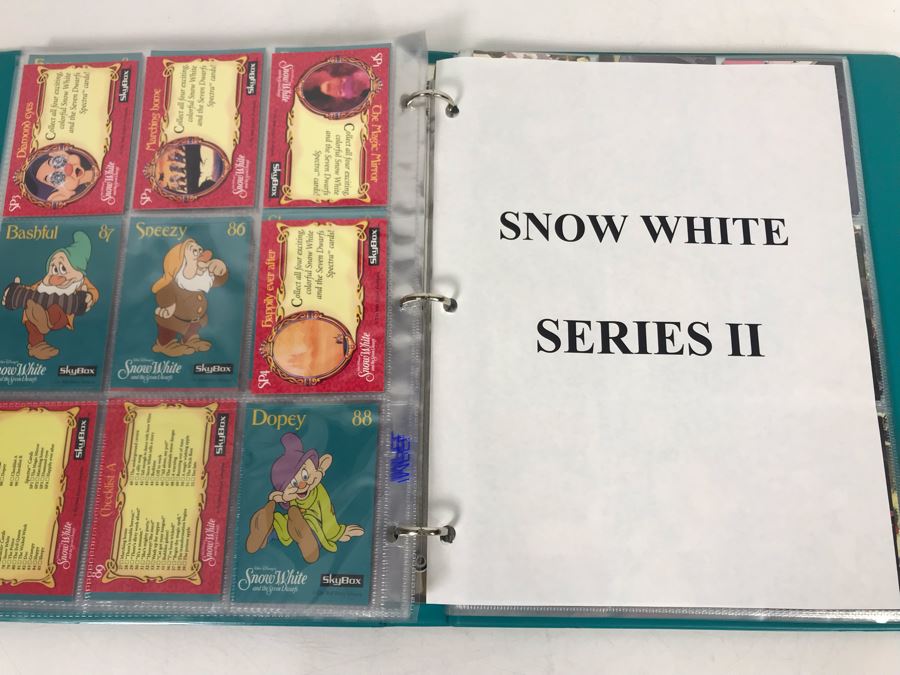 Walt Disney's Snow White And The Seven Dwarfs Skybox Collector Cards With Album Series I And II - Over 90 Cards [Photo 13]