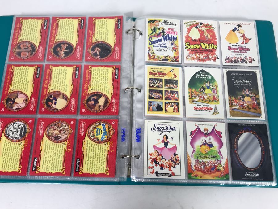 Walt Disneys Snow White And The Seven Dwarfs Skybox Collector Cards With Album Series I And Ii 