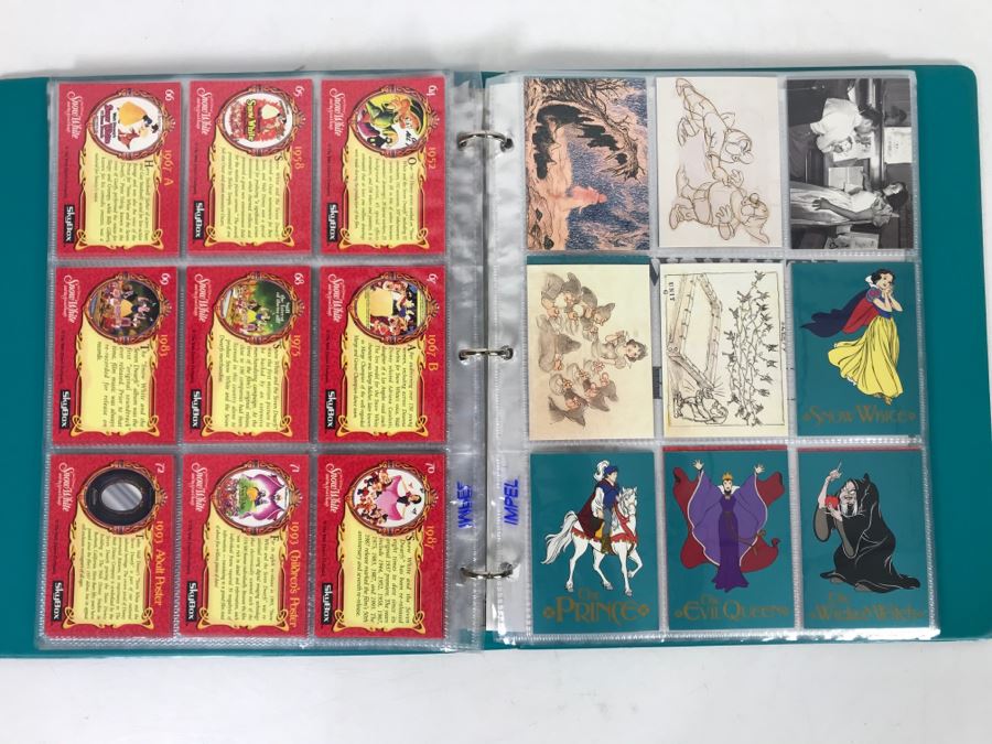 Walt Disney's Snow White And The Seven Dwarfs Skybox Collector Cards With Album Series I And II - Over 90 Cards [Photo 2]