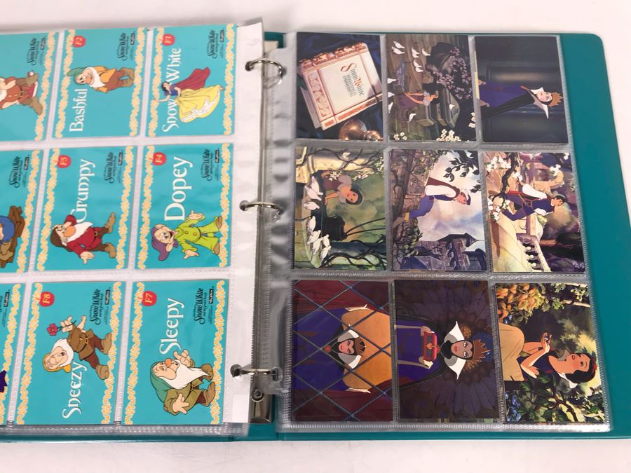 Walt Disney's Snow White And The Seven Dwarfs Skybox Collector Cards With Album Series I And II - Over 90 Cards [Photo 15]
