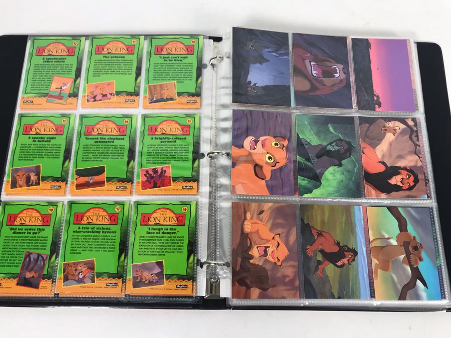 Walt Disney's The Lion King Skybox Collector Cards With Album Series I And II - Over 90 Cards [Photo 7]
