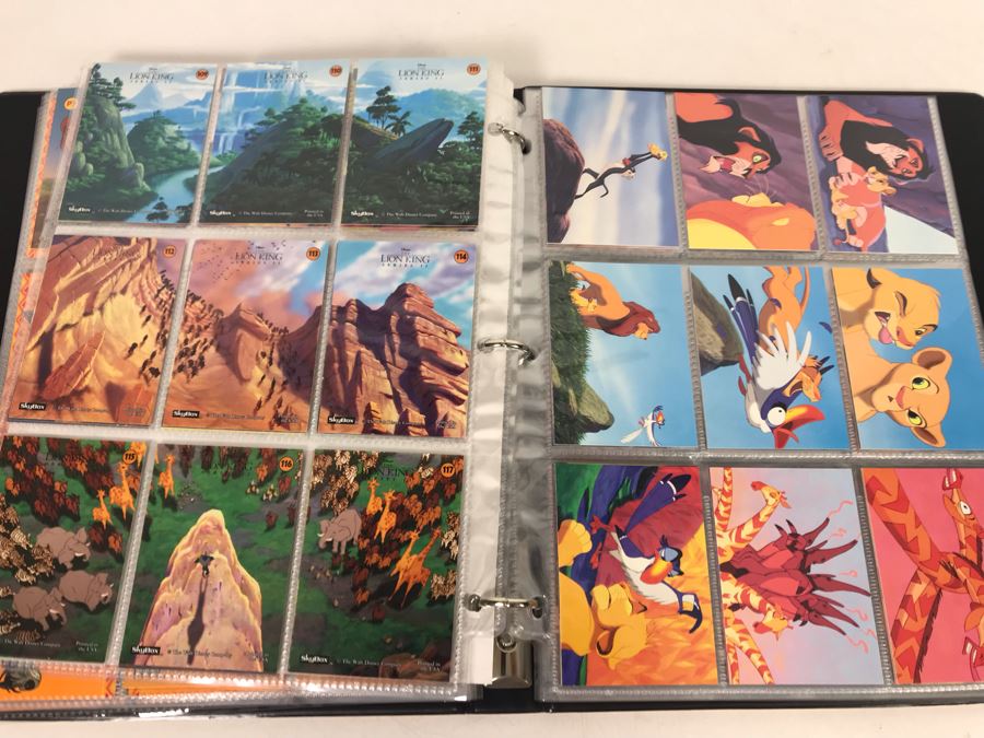 Walt Disney's The Lion King Skybox Collector Cards With Album Series I And II - Over 90 Cards [Photo 13]