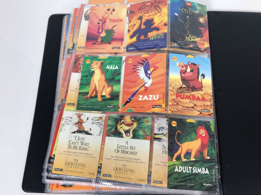 Walt Disney's The Lion King Skybox Collector Cards With Album Series I And II - Over 90 Cards [Photo 15]