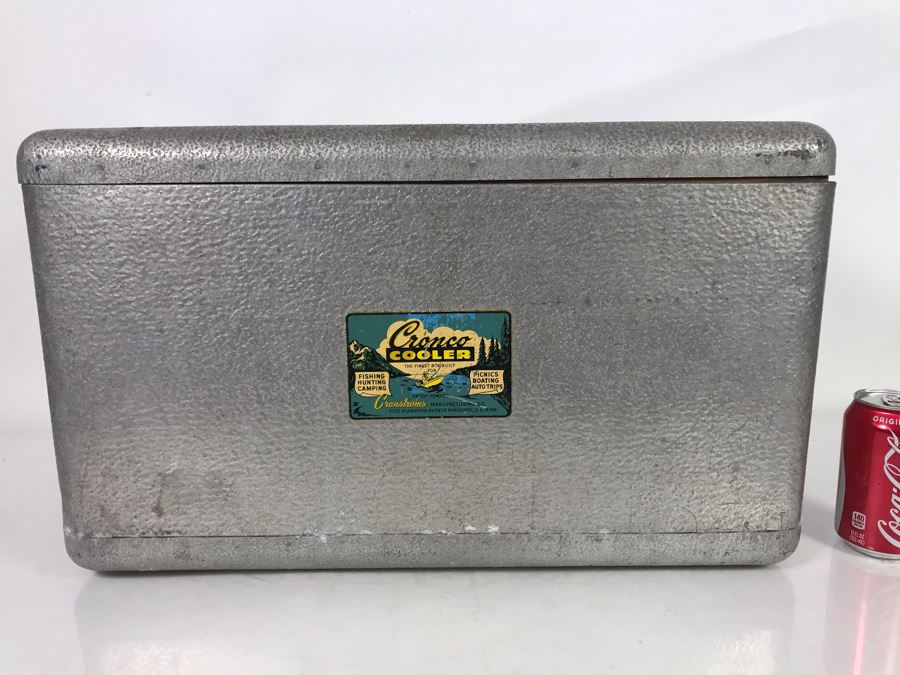 Vintage Aluminum Cronco Cooler By Cronstroms Manufacturing Co 22W X 12D X 13H [Photo 1]