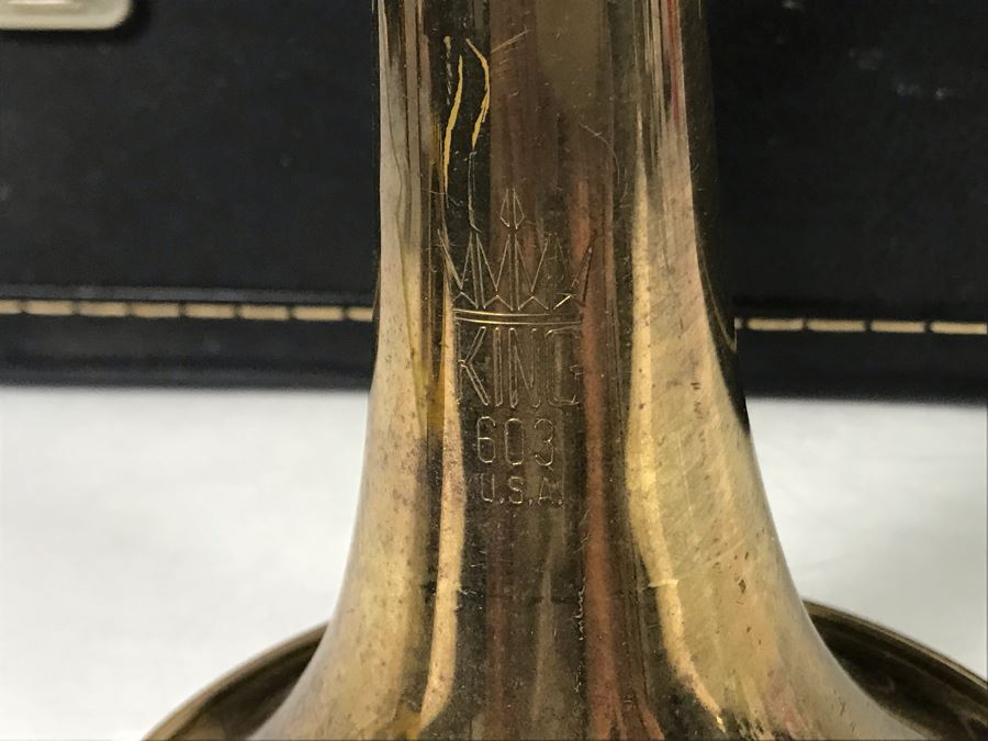 King Trumpet Model No 603 With Case [Photo 14]