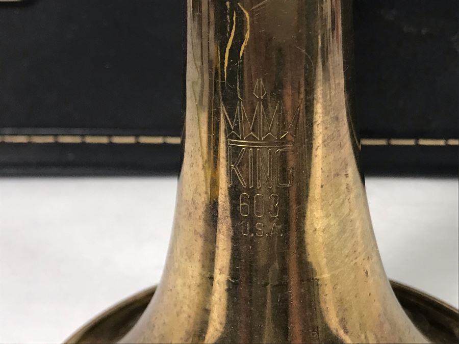 King Trumpet Model No 603 With Case [Photo 13]