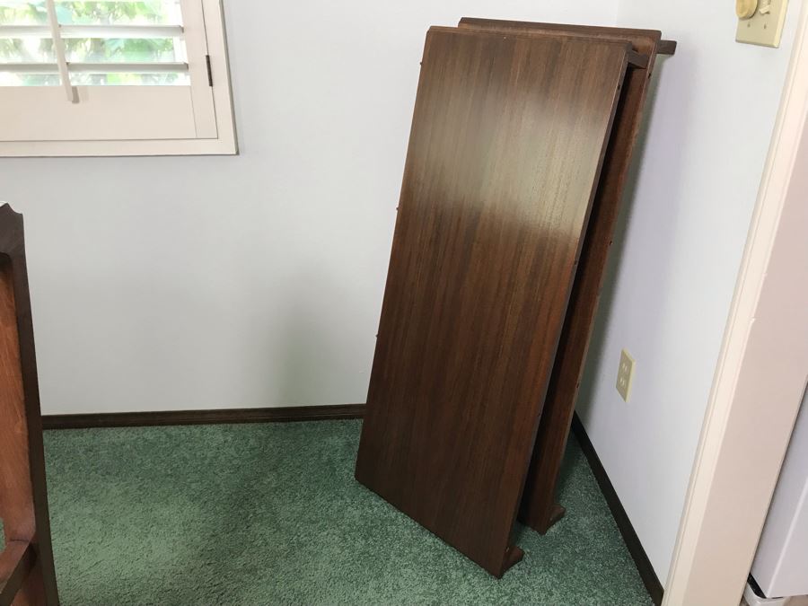 Custom Formal Wooden Dining Table 60W X 44D X 30H With 2 Leaves 18W And (6) Chairs Designed For Cannell & Chaffin Of Los Angeles (Cannell & Chaffin Helped Furnish Hearst Castle) [Photo 19]