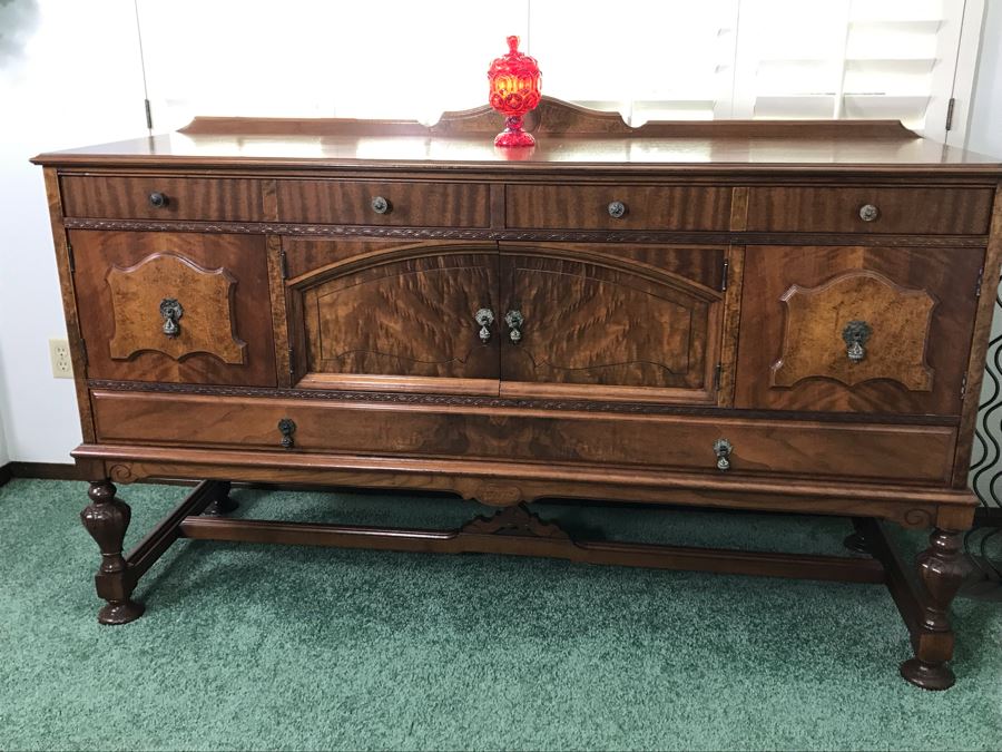 Custom Formal Sideboard Buffet 66W X 23D X 41H Designed For Cannell & Chaffin Of Los Angeles (Cannell & Chaffin Helped Furnish Hearst Castle) [Photo 5]