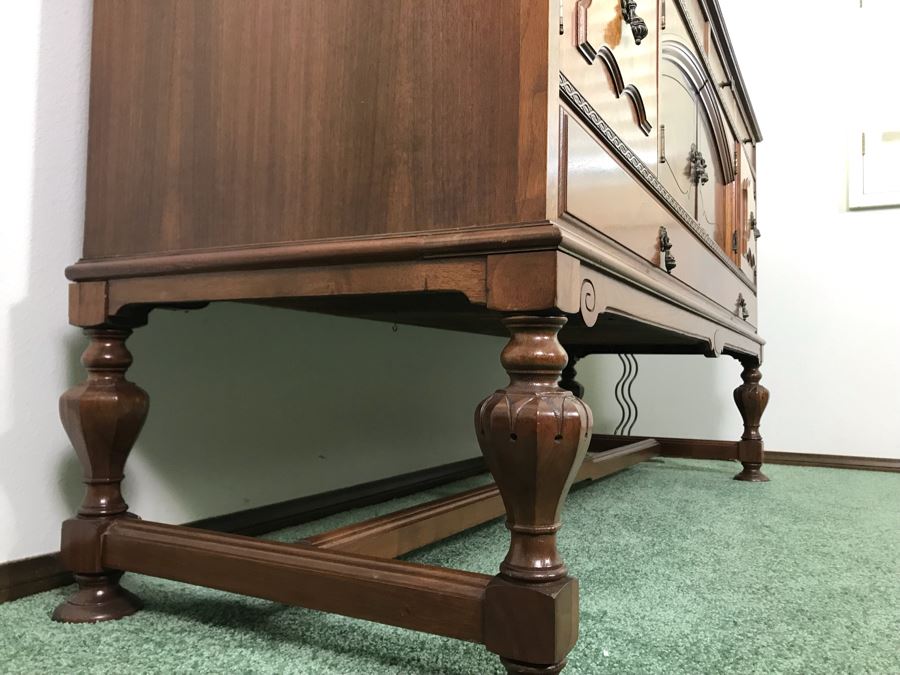 Custom Formal Sideboard Buffet 66W X 23D X 41H Designed For Cannell & Chaffin Of Los Angeles (Cannell & Chaffin Helped Furnish Hearst Castle) [Photo 13]