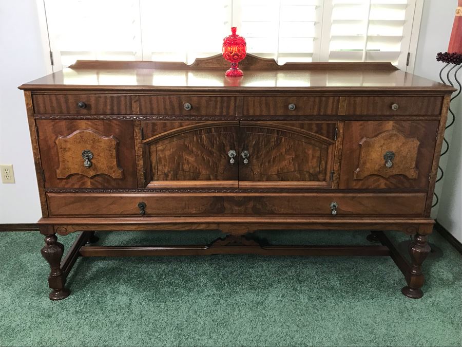 Custom Formal Sideboard Buffet 66W X 23D X 41H Designed For Cannell & Chaffin Of Los Angeles (Cannell & Chaffin Helped Furnish Hearst Castle) [Photo 3]
