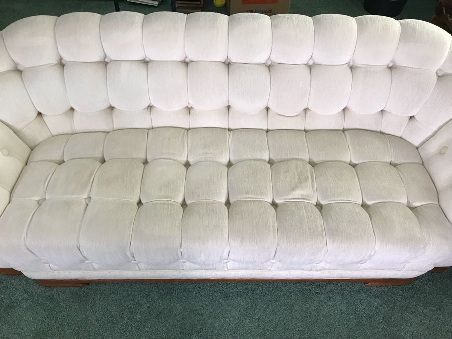 Stunning Custom Tufted Upholstery Sofa With Solid Wooden Base [Photo 8]
