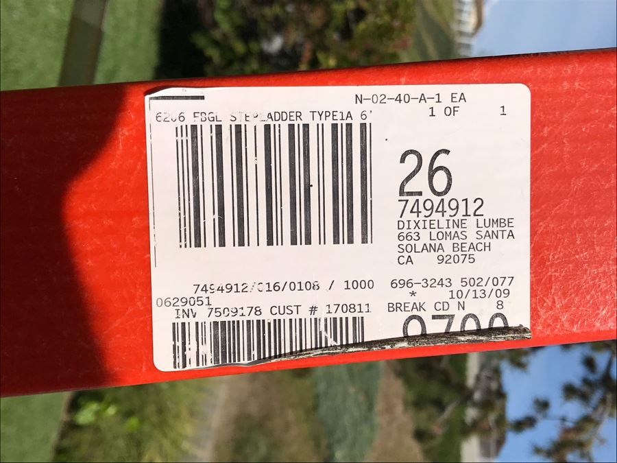 Werner Fiberglass 6' Ladder [Photo 5]