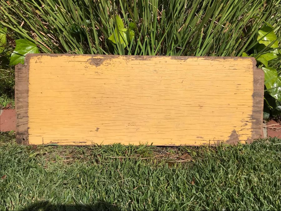 Vintage Wooden Sign: Caution St-Flasher The Flasher Co 32W X 12H [Photo 5]