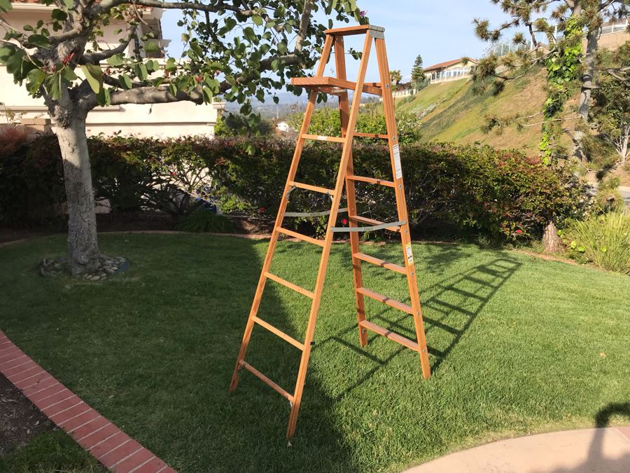 Werner Wooden 8ft Ladder [Photo 2]