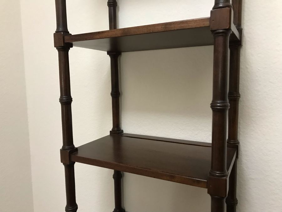 Ethan Allen Hollywood Regency Wall Shelving Unit 13W X 8D X 36H [Photo 5]