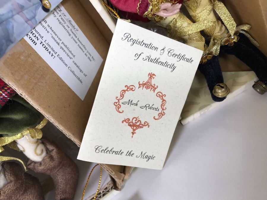 (3) SIGNED Limited Edition Mark Roberts Fairies With Boxes 9H-10H (Hand Signed In Pen By Artist) [Photo 11]