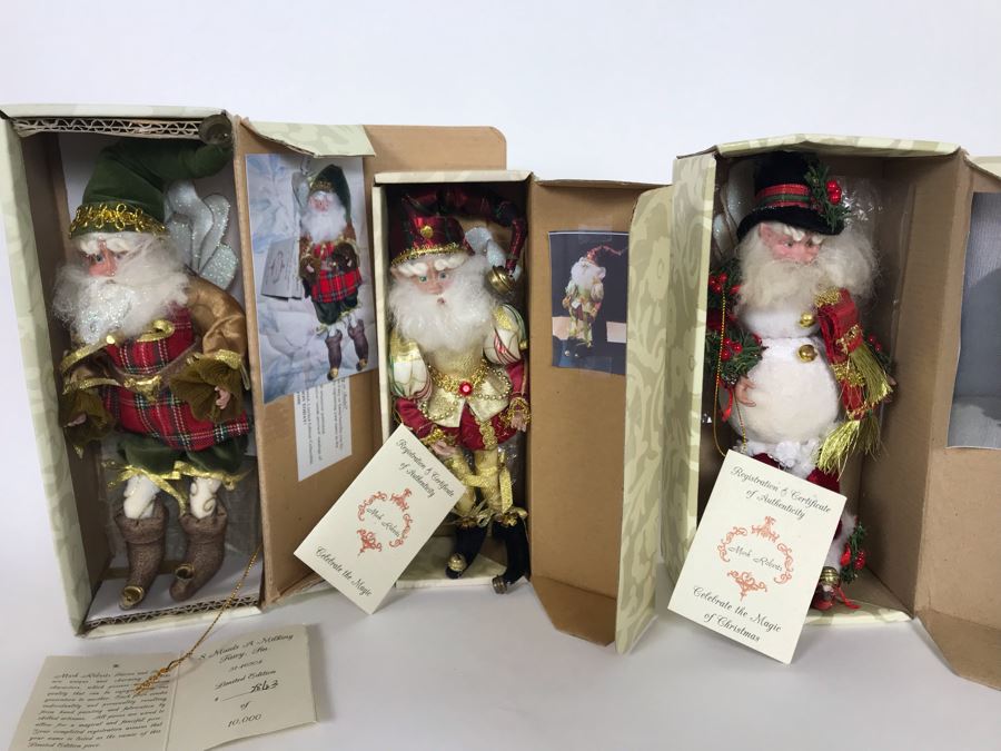 (3) SIGNED Limited Edition Mark Roberts Fairies With Boxes 9H-10H (Hand Signed In Pen By Artist) [Photo 5]