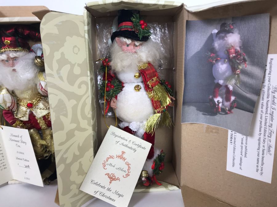 (3) SIGNED Limited Edition Mark Roberts Fairies With Boxes 9H-10H (Hand Signed In Pen By Artist) [Photo 13]