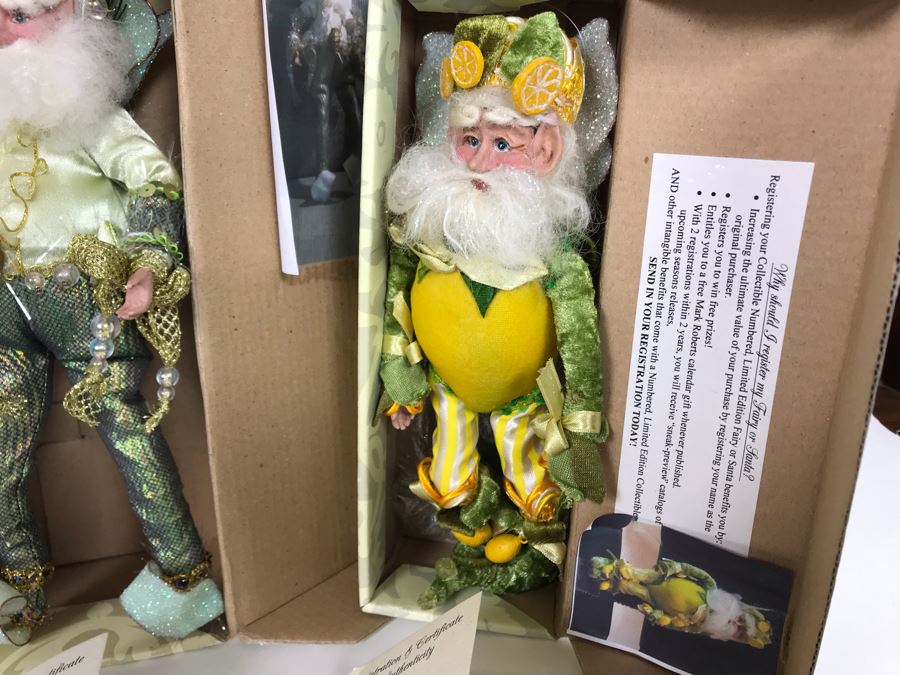 (3) SIGNED Limited Edition Mark Roberts Fairies With Boxes 10H-11H (Hand Signed In Pen By Artist) [Photo 6]