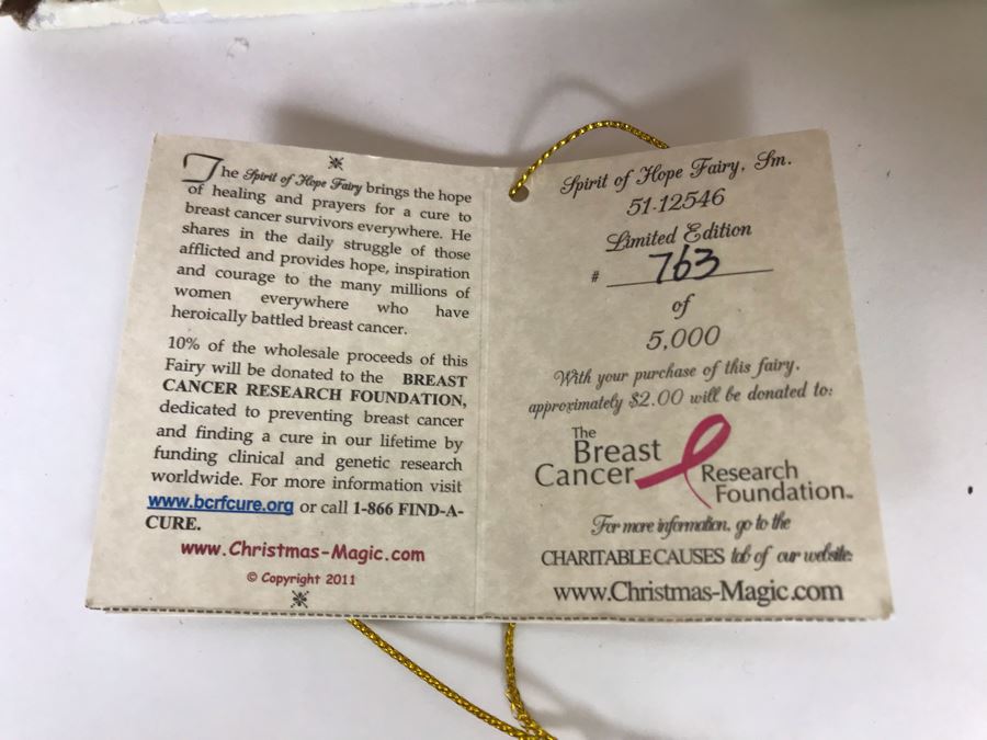 (2) Limited Edition Mark Roberts Fairies With Boxes 10H-11H (One Hand Signed In Pen By Artist) [Photo 6]