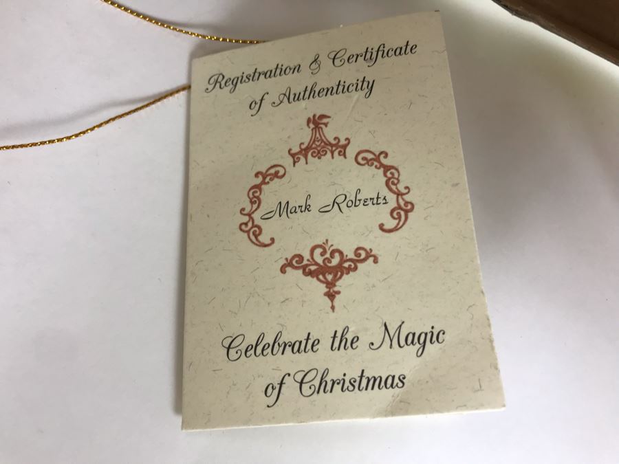 (2) Limited Edition Mark Roberts Fairies With Boxes 10H-11H (One Hand Signed In Pen By Artist) [Photo 12]