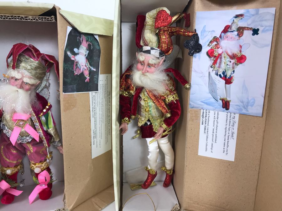 (2) Limited Edition Mark Roberts Fairies With Boxes 10H-11H (One Hand Signed In Pen By Artist) [Photo 8]