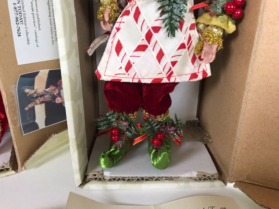 (2) SIGNED Limited Edition Mark Roberts Fairies With Boxes 10H (Both Hand Signed In Pen By Artist) [Photo 10]