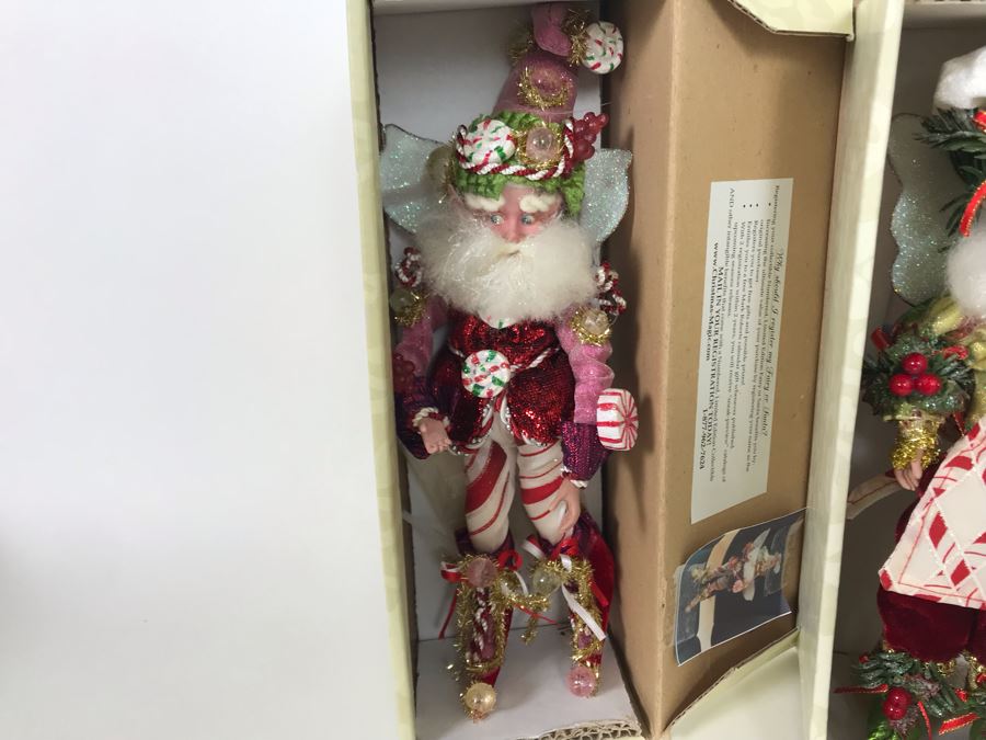 (2) SIGNED Limited Edition Mark Roberts Fairies With Boxes 10H (Both Hand Signed In Pen By Artist) [Photo 5]