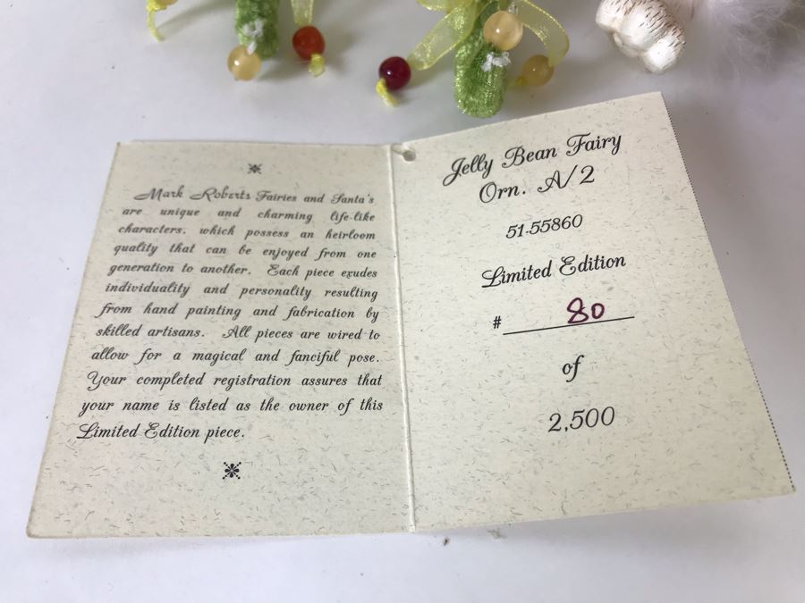 (3) Limited Edition Mark Roberts Fairies With Boxes 9H-12H (2 Hand Signed In Pen By Artist) [Photo 18]