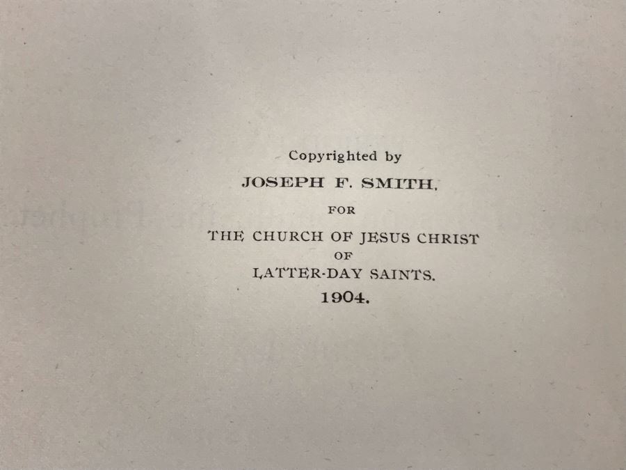 Antique 1902 Book History Of The Church Of Jesus Christ Of Latter-Day Saints Period I. History Of Joseph Smith And 1904 Period II Book [Photo 11]