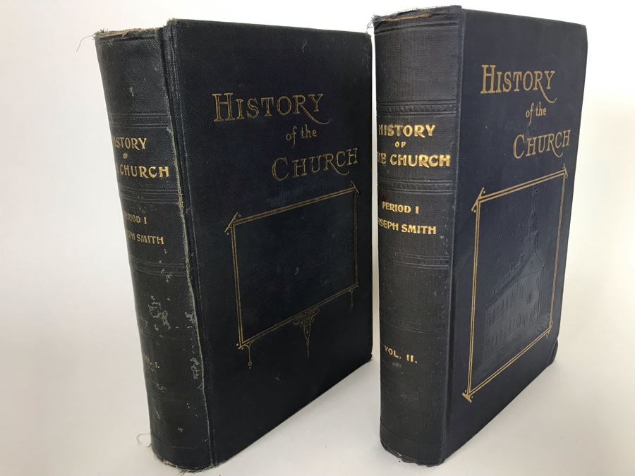 Antique 1902 Book History Of The Church Of Jesus Christ Of Latter-Day Saints Period I. History Of Joseph Smith And 1904 Period II Book [Photo 1]