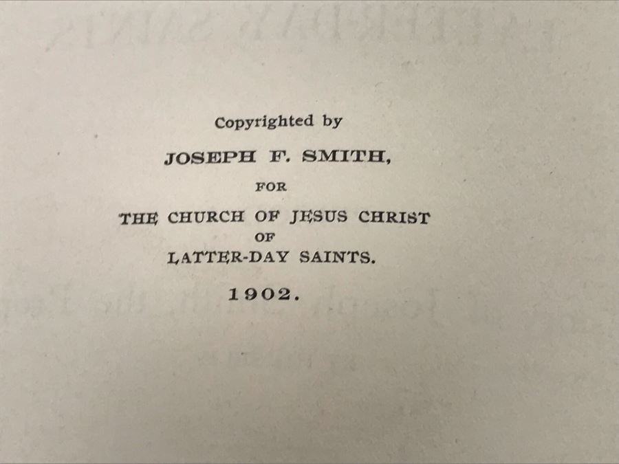 Antique 1902 Book History Of The Church Of Jesus Christ Of Latter-Day Saints Period I. History Of Joseph Smith And 1904 Period II Book [Photo 6]