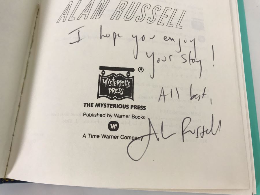 Signed Book The Fat Innkeeper By Alan Russell [Photo 4]