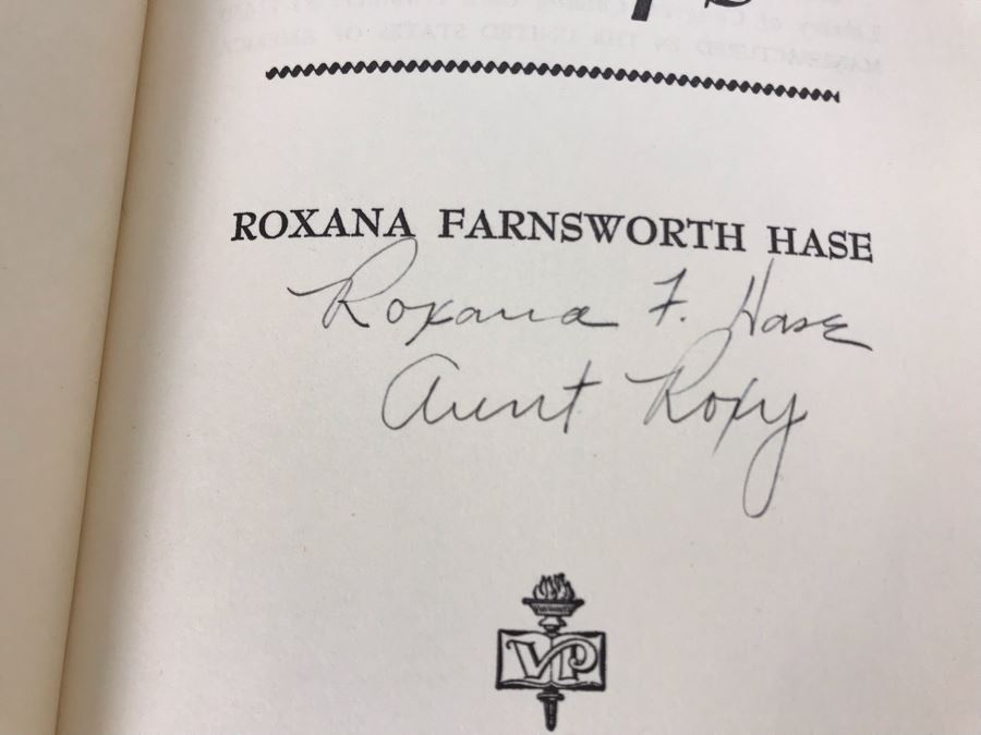 Signed Typed Poem Christmas On Sunday And Signed Book Delicious Lumps By Roxana Farnsworth Hase [Photo 8]