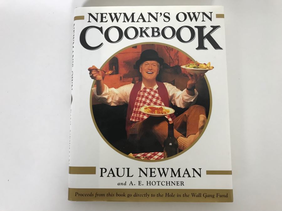 Signed Book Newman's Own Cookbook Signed By Paul Newman And A. E. Hotchner [Photo 2]