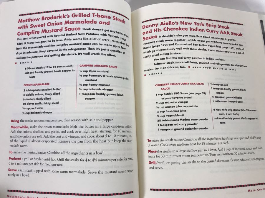 Signed Book Newman's Own Cookbook Signed By Paul Newman And A. E. Hotchner [Photo 10]