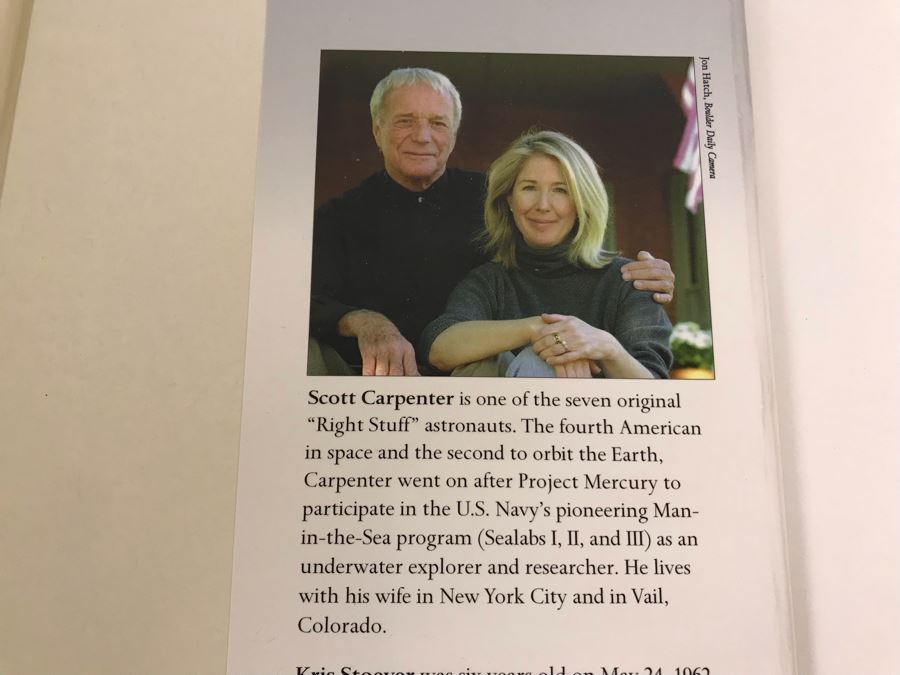Signed Book For Spacious Skies Signed By Mercury Astronaut Scott Carpenter [Photo 5]