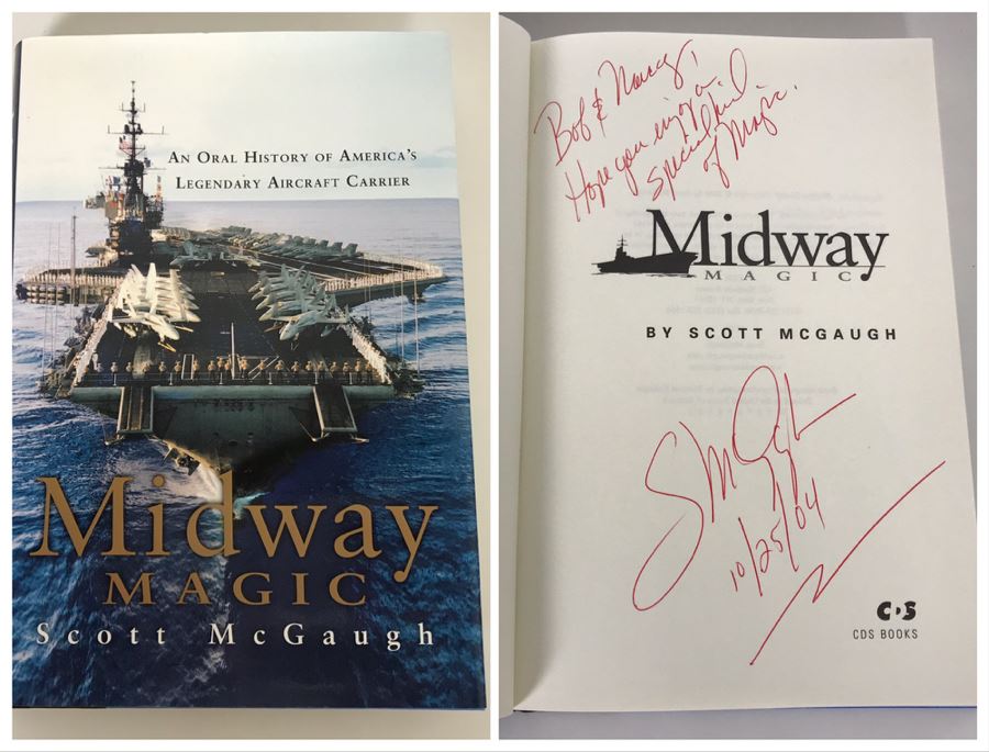 Signed Book Midway Magic Signed By Scott McGaugh